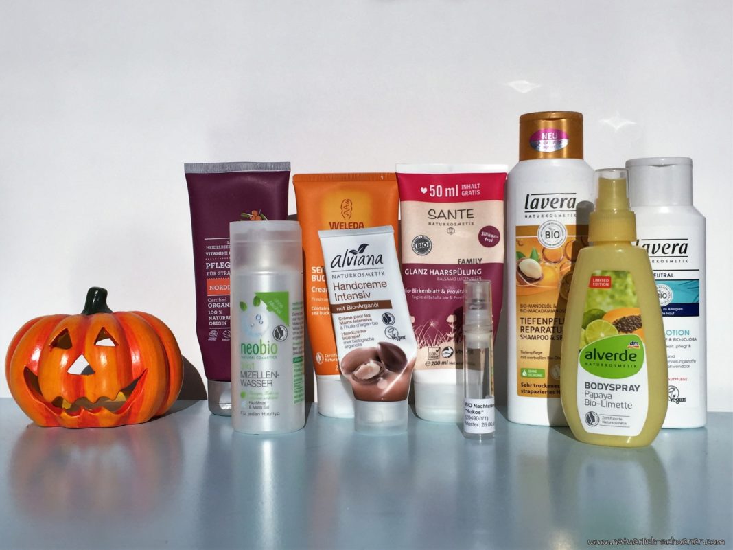 Naturkosmetik aufgebraucht im Oktober 2017