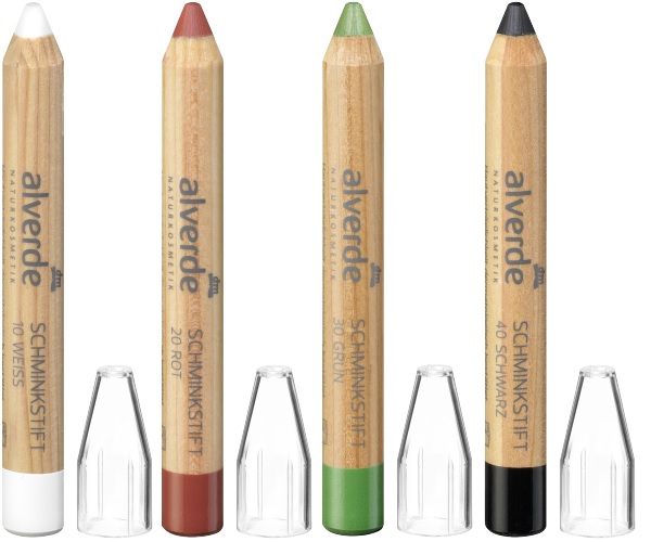 Alverde Naturkosmetik Kunterbunte Farbwelt Schminkstifte