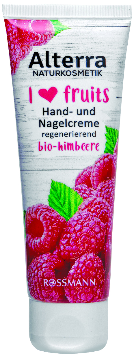 Alterra Naturkosmetik I Love Fruits - Hand- und Nagelcreme Bio-Himbeere