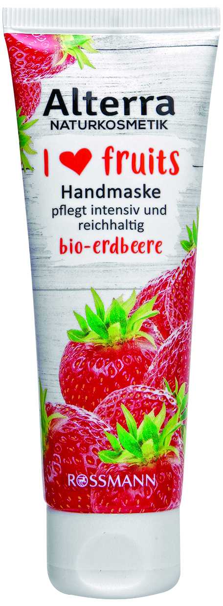 Alterra Naturkosmetik I Love Fruits - Handmaske Bio Erdbeere