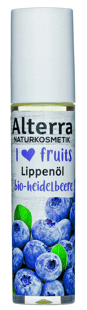 Alterra Naturkosmetik I Love Fruits - Lippenöl Bio Heidelbeere