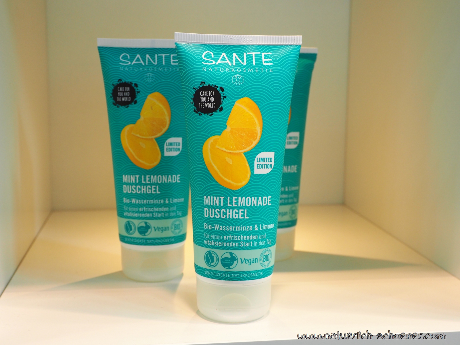 Sante Naturkosmetik - Limited Edition Mint Lemonade Duschgel