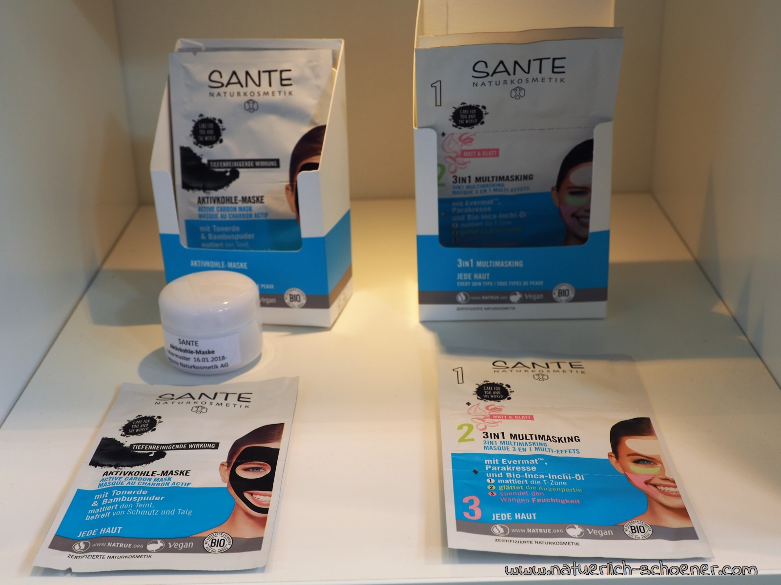 Sante Naturkosmetik - Neue Gesichtsmasken