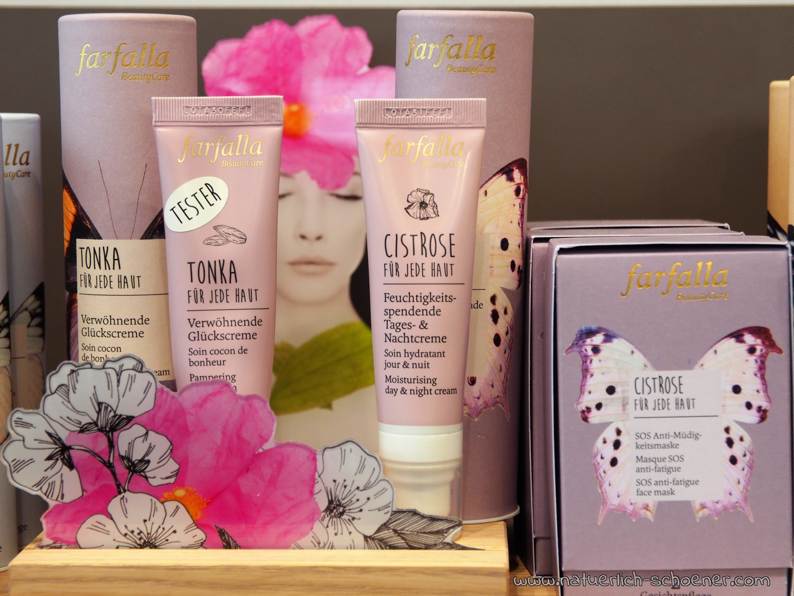 Farfalla Naturkosmetik- Neues Design