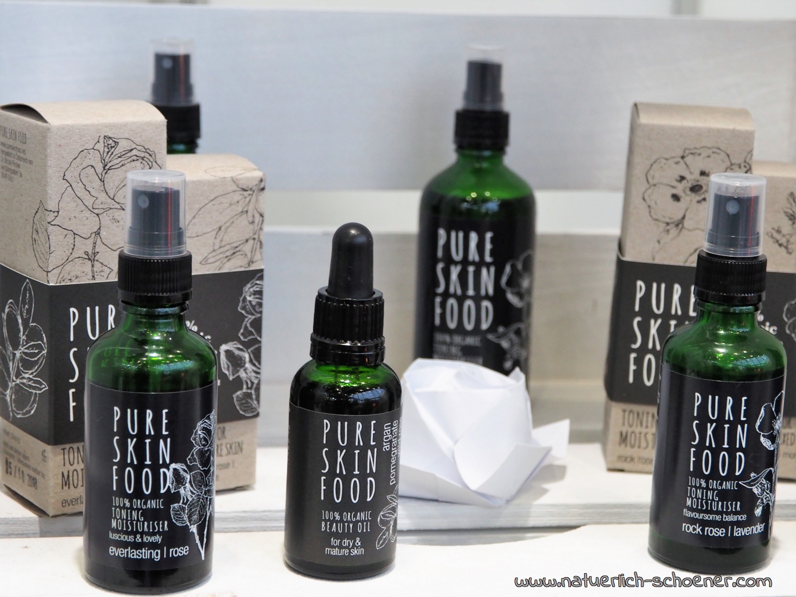 Pure Skin Food - Toner und Öle