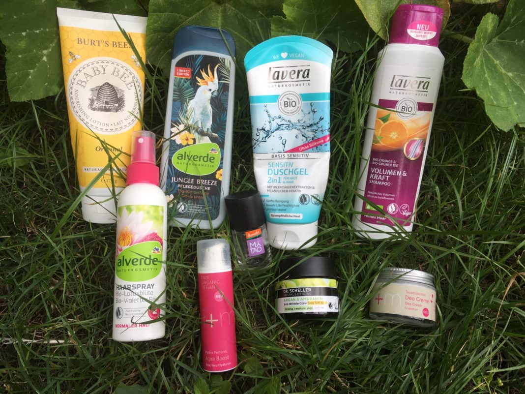 Naturkosmetik aufgebraucht Juli 2018