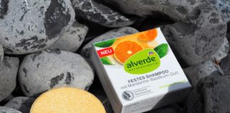 Alverde Naturkosmetik Festes Shampoo Mandarine