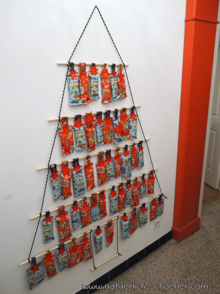  DIY Adventkalender für Kinder – Ganz einfach und schnell selber basteln Motiv 