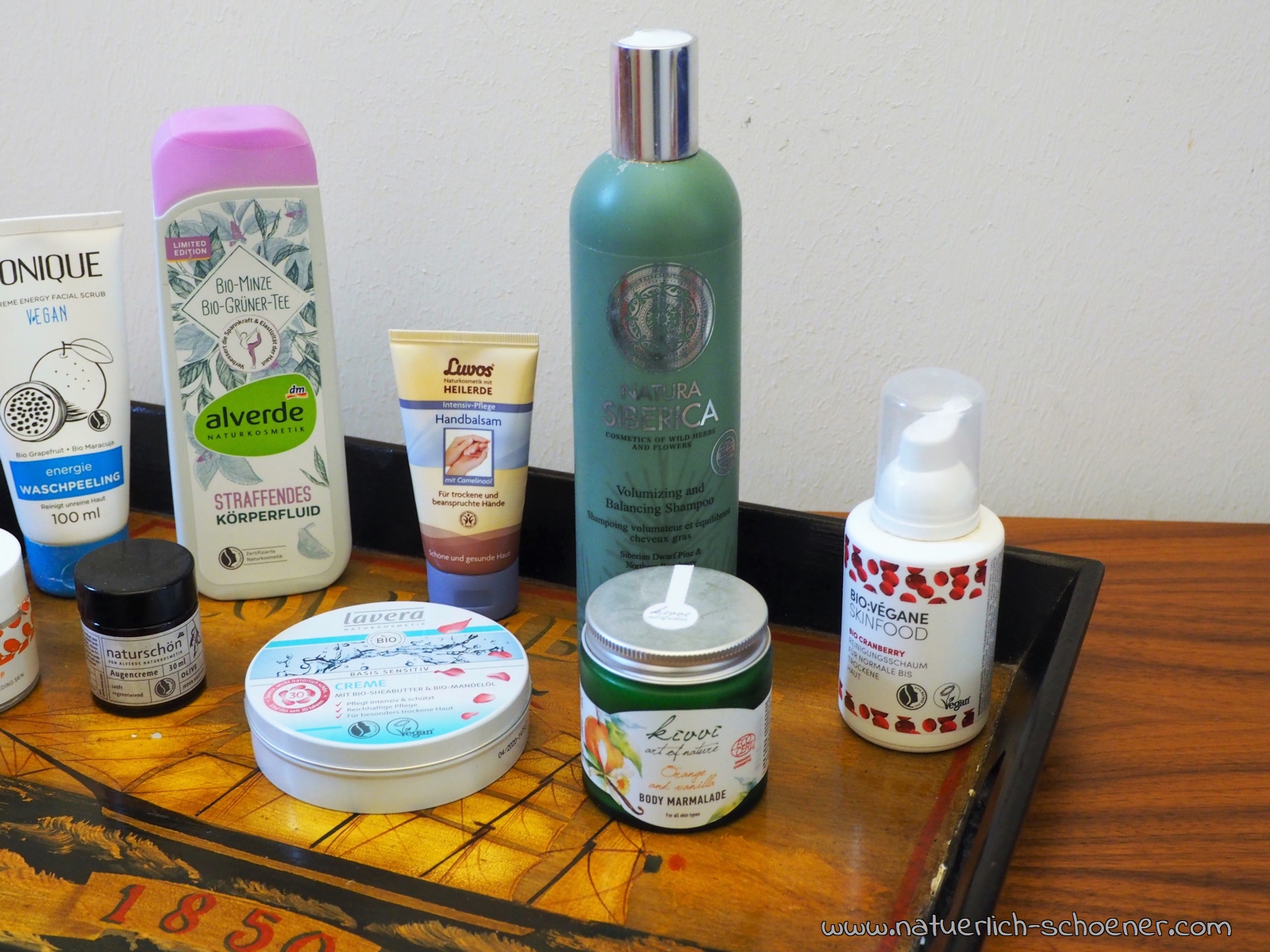 Naturkosmetik September aufgebraucht