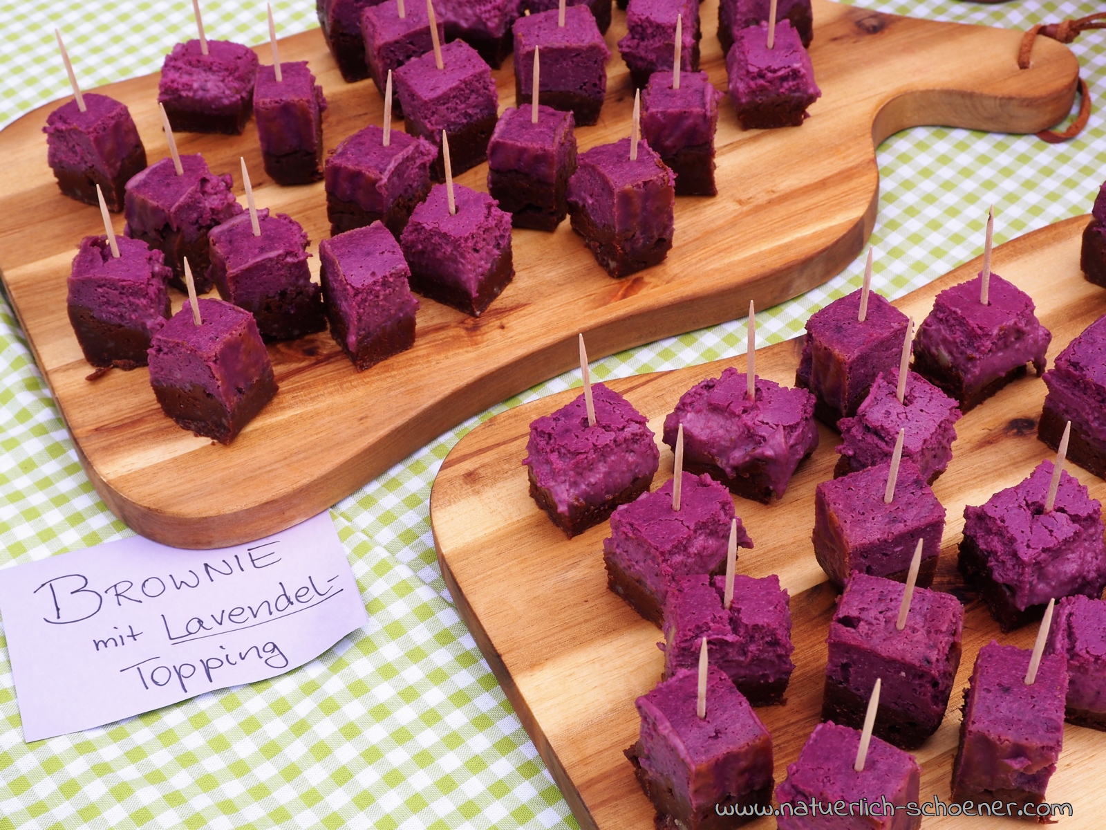 Lavendel Brownie