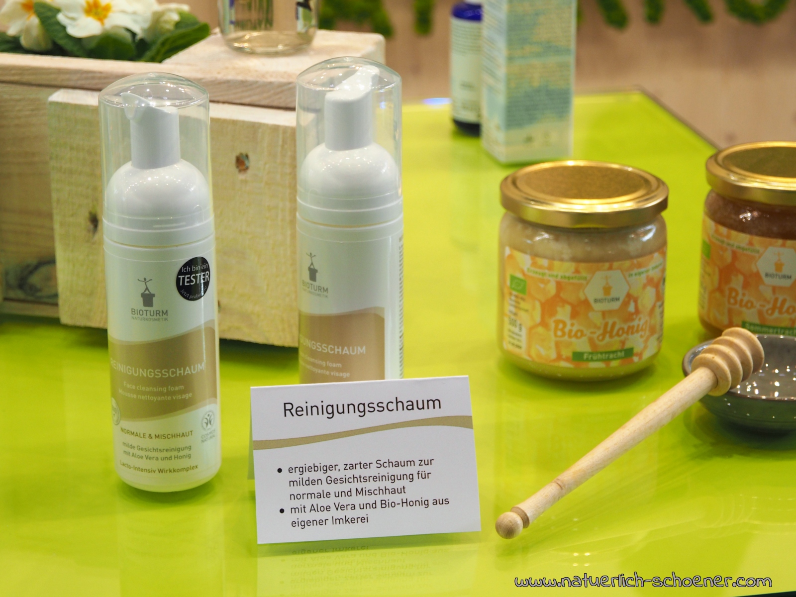 Bioturm Naturkosmetik Reinigungsschaum mit Honig