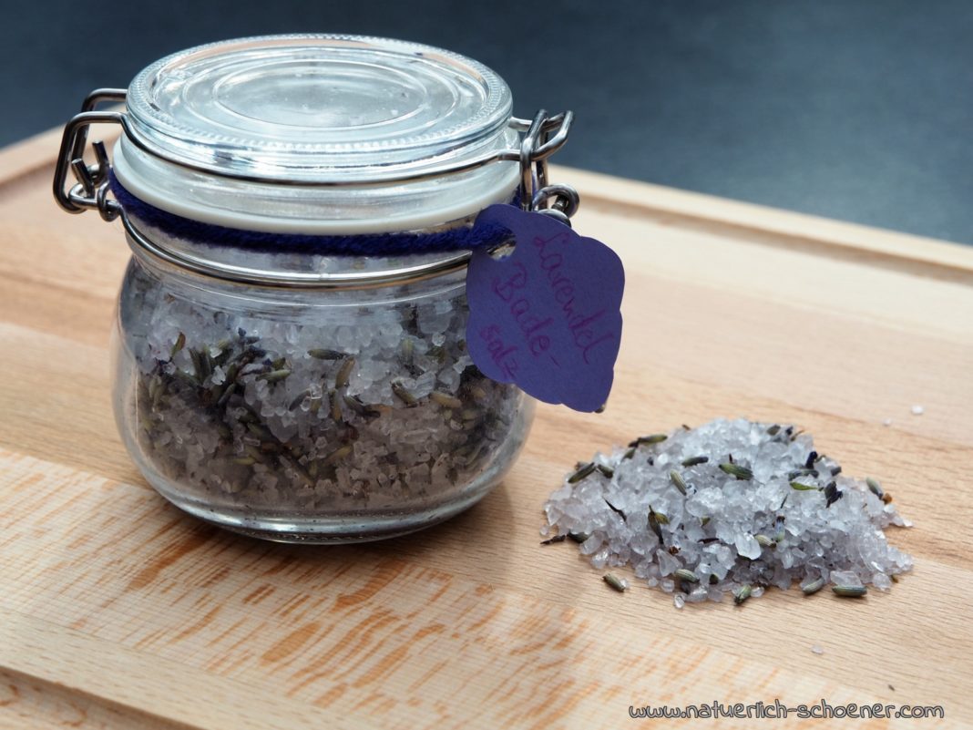 DIY Lavendel Badesalz