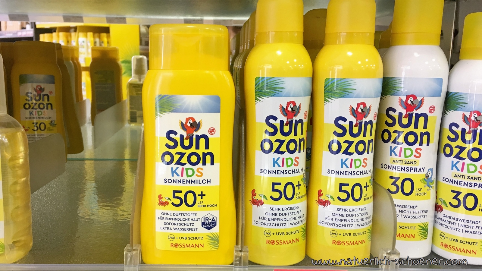 sunozon kids Sonnenmilch LSF 50