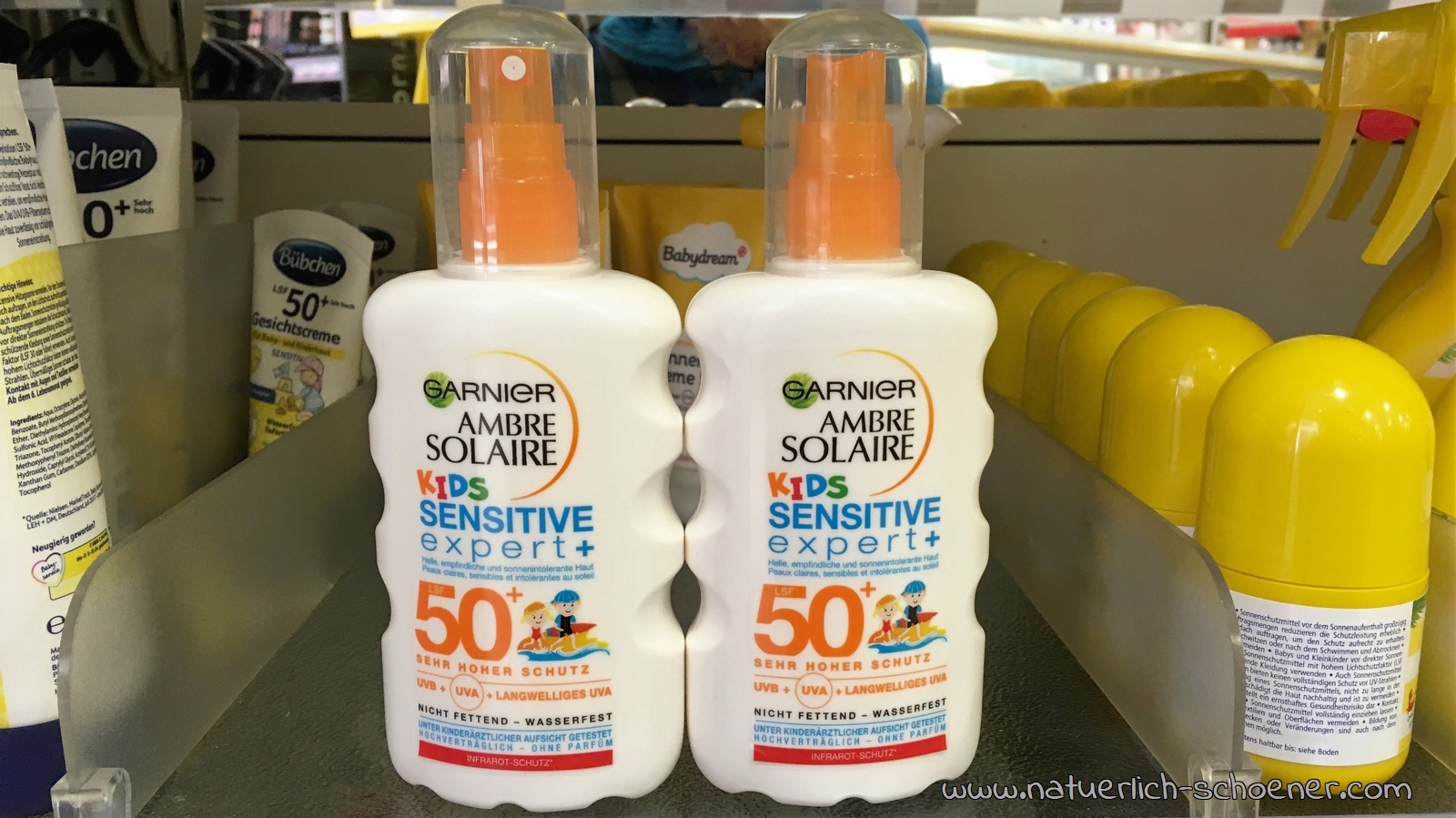 Garnier Ambre Solaire Sonnenspray Sensitive Expert Kids LSF 50+