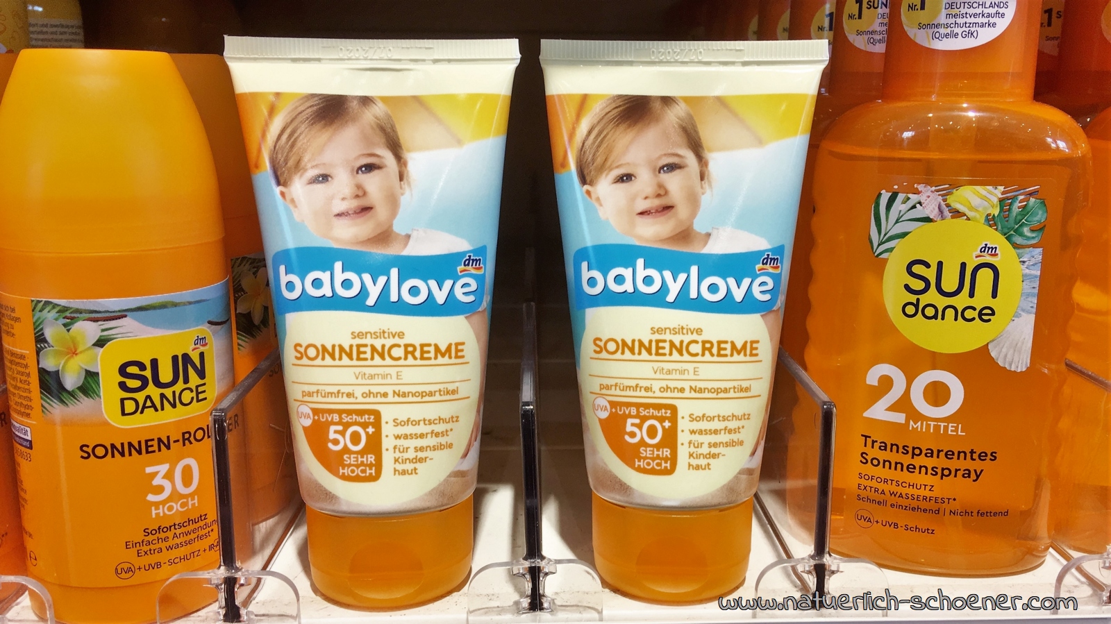 babylove Sonnencreme Sensitiv LSF 50+, 75 ml