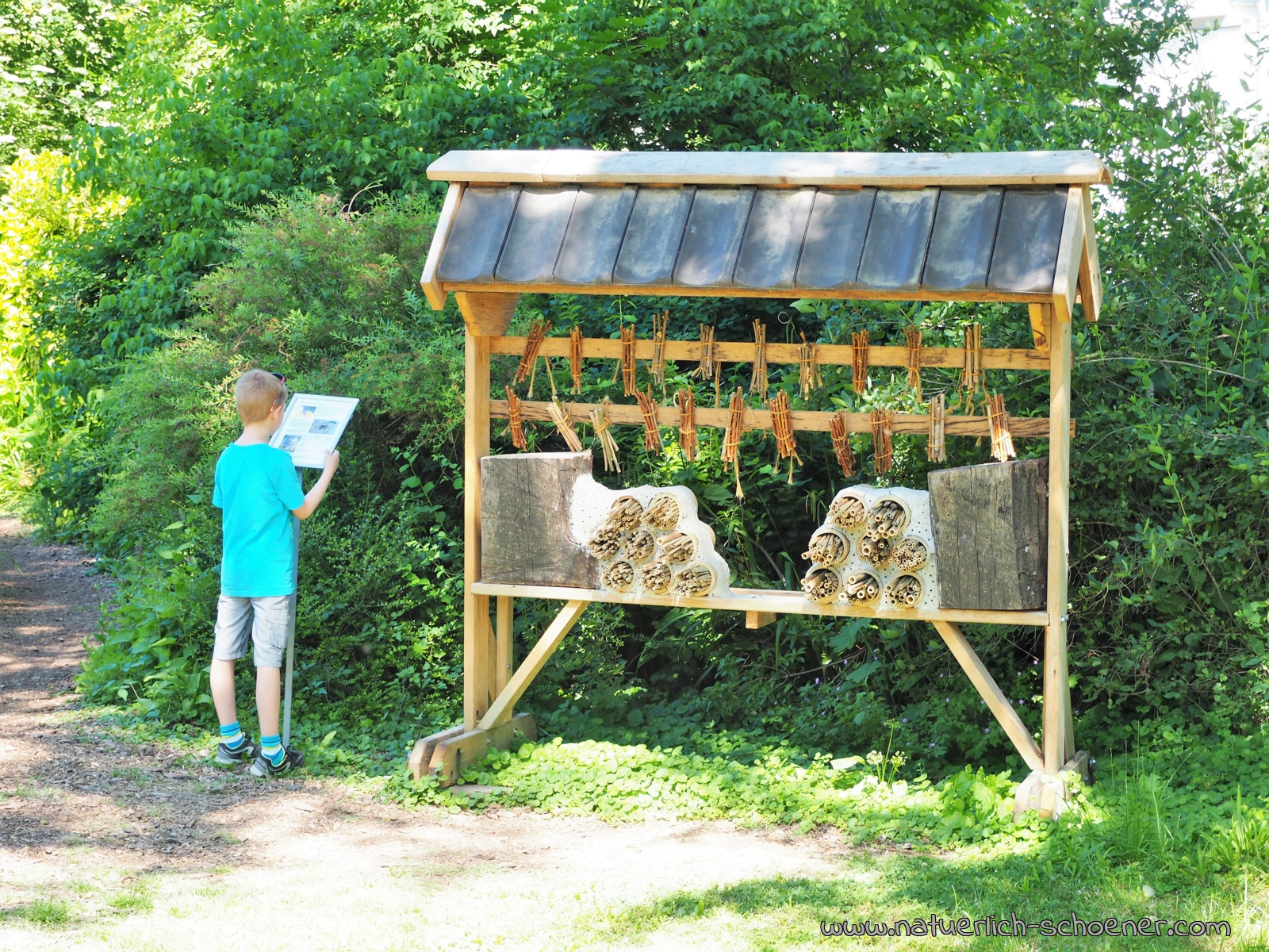 i+m Naturkosmetik Sonnenschutz - Wildbienenhotel selber bauen