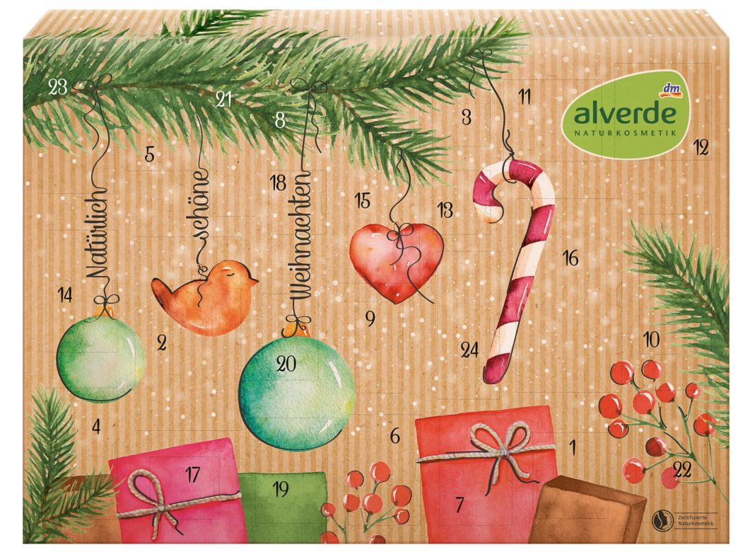 alverde Naturkosmetik Adventskalender 2019