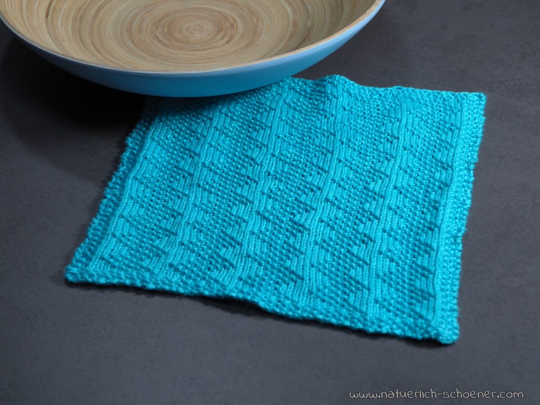 Anleitung DIY Spültuch selber stricken