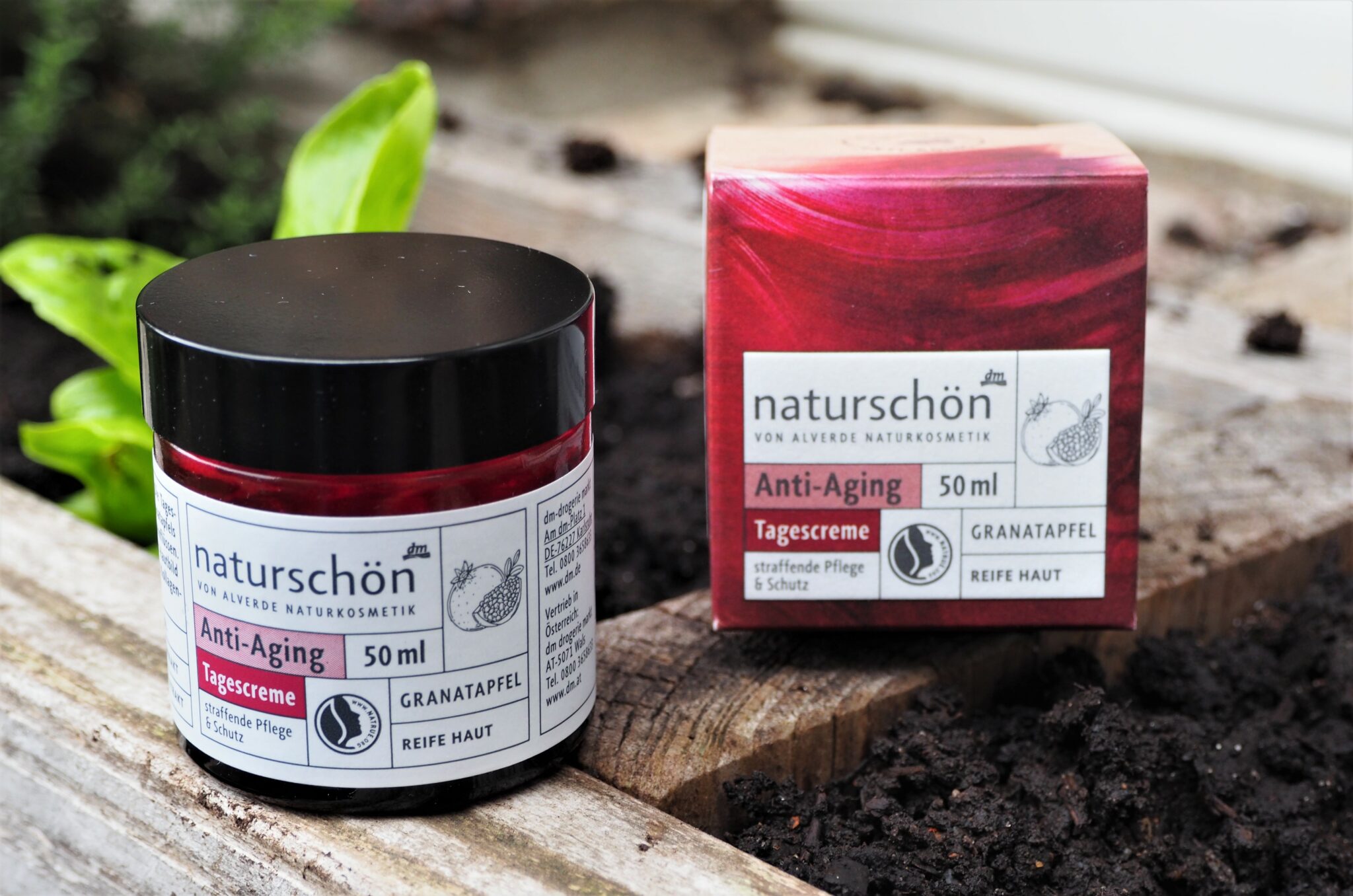 Alverde Naturkosmetik - Naturschön Anti Aging Granatapfel Tagescreme